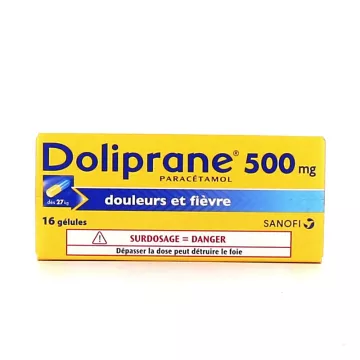 Doliprane 500mg 16 Capsules