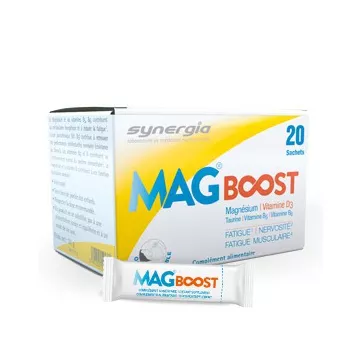 Mag Boost Orodispersível Synergia lipossomal magnésio 20 saquetas