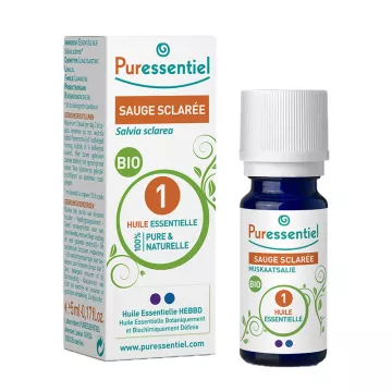PURESSENTIEL Aceite Esencial Orgánico Sabio Clary 5ml
