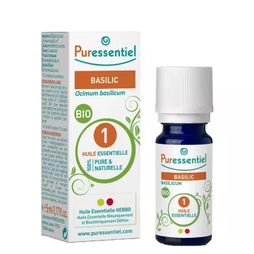 PURESSENTIEL Organic Essential Oil Basil 5ml