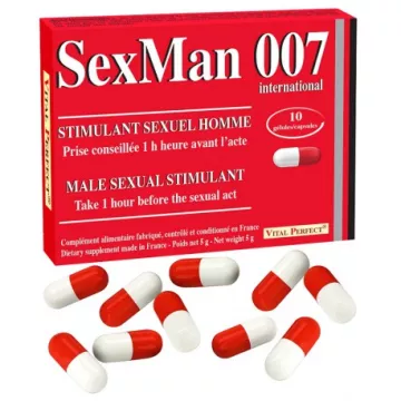 SexMan-007 Vital-Perfect 10 Aphrodisiakum-Kapseln