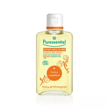 Puressentiel Muscular Effort Organic Arnica Wintergreen Massage Oil 200ml