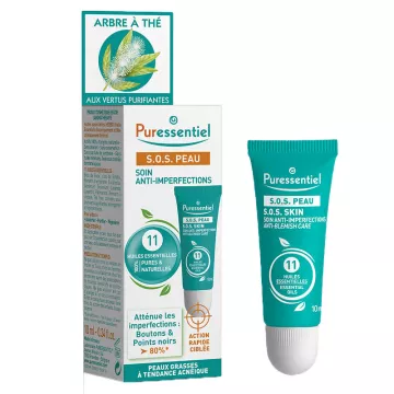 Puressentiel SOS huidroller met 11 essentiële oliën