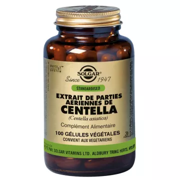 Solgar Centella Aerial Parts Extract 100 Vegetable Capsules
