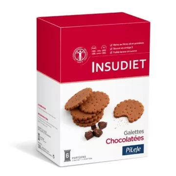 INSUDIET GALETTES CHOCOLATÉES 6X48G
