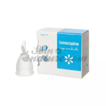 LUNACOPINE Transparent menstrual cup