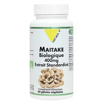 Vitall+ Organic Maitake 400mg 60 capsules