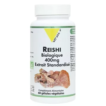 Vitall+ Organic Reishi 400mg 60 capsules
