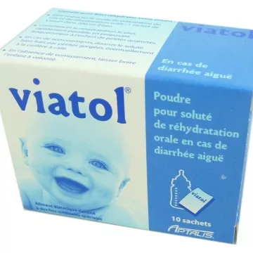 VIATOL bebé sobres de rehidratación rápida niño de 10