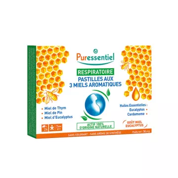 Puressentiel RESPIRATÓRIA 24 comprimidos ao mel 3