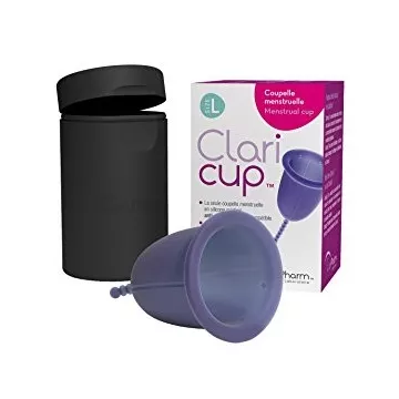 CLARICUP silicone menstrual cup size L Abundant rules
