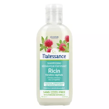NATESSANCE RICIN shampooing Réparateur Fortifiant