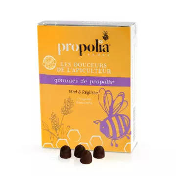 Propolia GOMMES DE PROPOLIS Miel & Réglisse