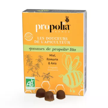 Propolia Organic Propolis Gums Honey, Rosemary & Anise