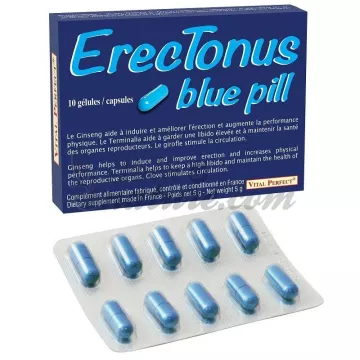 Erectonus blue pill 10 gélules