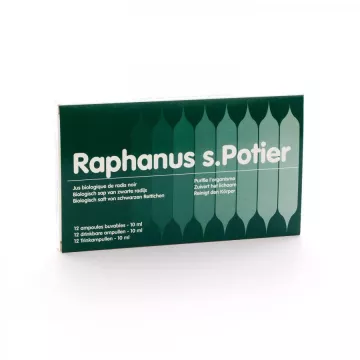 RAPHANUS-S POTIER BIO 12 drinkable ampoules