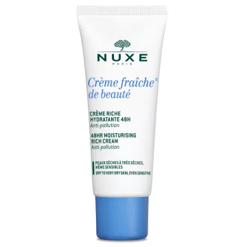 Nuxe Crème Fraîche de Beauté Crème Riche Hydratante 48h Peau Sèche