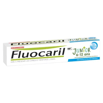 Fluocaril Junior 6-12 years Bubble Toothpaste Gel 75ml