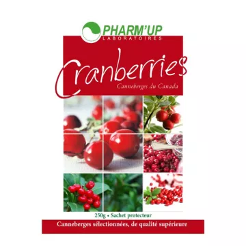 Cranberries Baies séchées PHARM'UP Sachet 250g