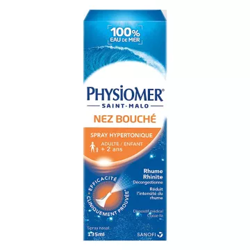 Physiomer Nasal Spray 135 ml de agua de mar hipertónica