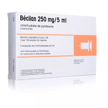 BECILAN Vitamin B6 250MG/5ML 5 Ampullen IM-IV