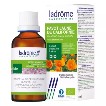 Ladrôme Organic Fresh Plant Extracts California Yellow Poppy 50ml