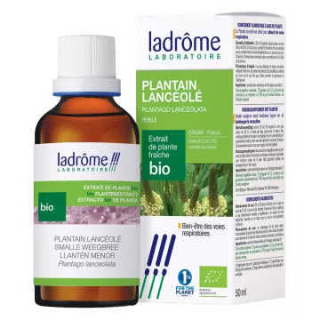 Ladrôme Organic Fresh Plant Extracts Lanceolate Plantain 50ml