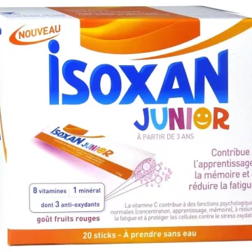 ISOXAN JUNIOR kinderen Vermoeidheid geheugen 20 STICKS