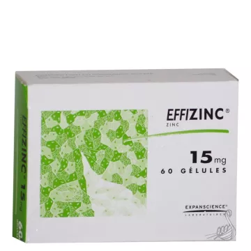 Effizinc 15 mg Cápsulas de tratamiento del acné