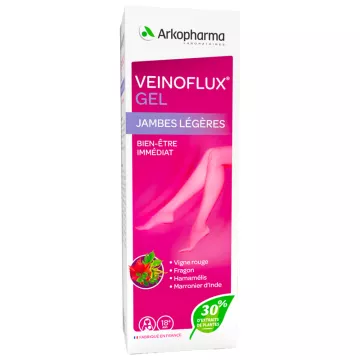 Gel Veinoflux Light pernas Bem-estar imediato Arkopharma
