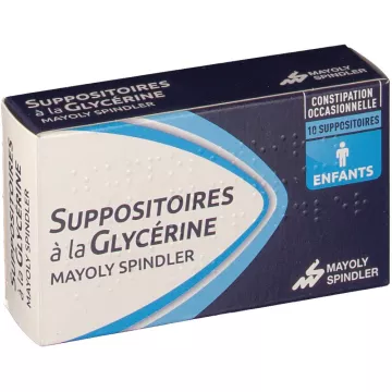 Suppository to Glycerin Constipation Child 10 MAYOLI / 10