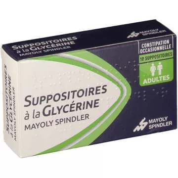 Suppositoire à la Glycérine Adulte MAYOLY Constipation /10