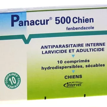 Perro panacur 500 mg 10 pastillas