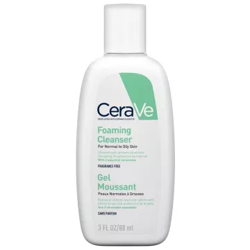CeraVe Foaming Gel Face Pele normal a oleosa / propensa a acne