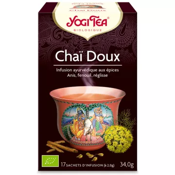 Yogi thee kruidenthee Chai zoete ayurvedische infusie 17 theezakjes