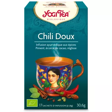 Yogi Tea Herbal Tea Sweet Chili Infusión Ayurvédica 17 Bolsitas