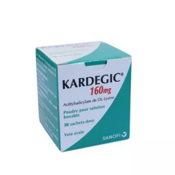 KARDEGIC 160MG Aspirin Prevention AVC 30 Sachets