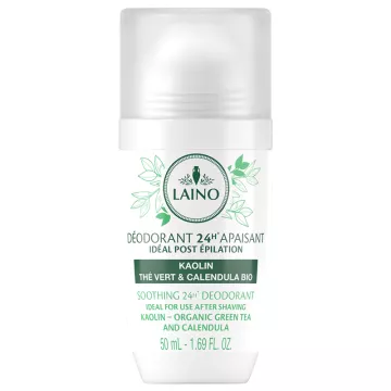 Laino Desodorante Eficácia 24H Kaolin e Extrato de Chá Verde Orgânico 50ml