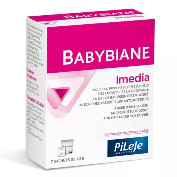 BABYBIANE Immédiat Diarrhée bébé 7 Sachets probiotique Pileje
