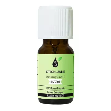 LCA Organic Essential Oil of Lemon Yellow