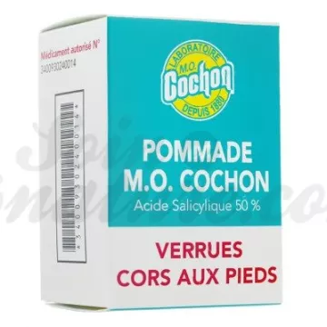 Pommade M.O. COCHON Verrues Cors aux pieds Durillons 10G