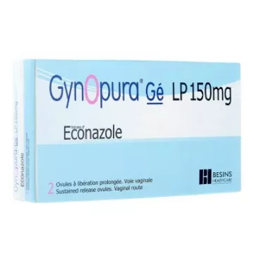 GYNOPURA LP éconazole 150MG mycose 2 Ovules vaginaux