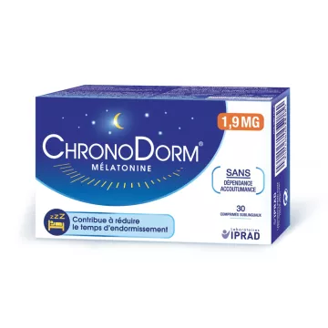 CHRONODORM Melatonine 1,9 mg 30 tabletten voor sublinguaal gebruik