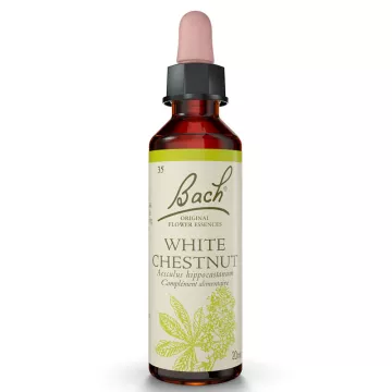 Bach Original Flower Remedies WHITE CHESTNUT Chestnut 20ml India