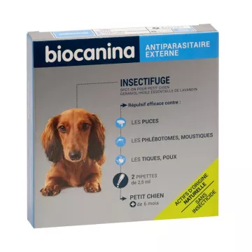 Biocanina INSETO NATURAL SPOT-ON PIPETTES cão 2