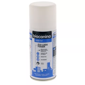 BIOCANINA ECO-LOGIS FOGGER INSECTICIDE puces tiques cafards 100ML