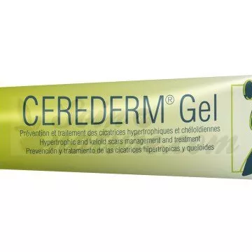 Cerederm Silicone Gel Treatment Hypertrophic Keloids Scars