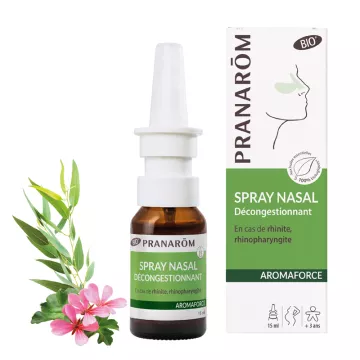 Spray nasale organico AROMAFORCE PRANAROM 15 ml