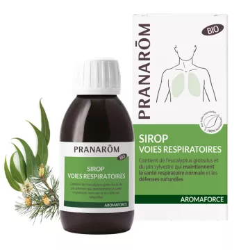 Trato respiratório de xarope Aromaforce 100% BIO Pranarom 150ml