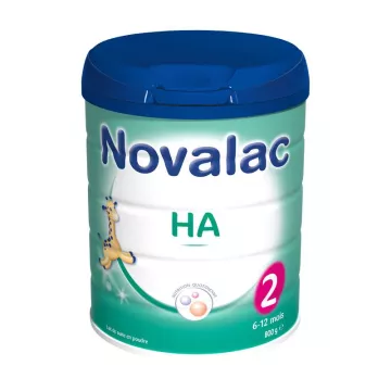 NOVALAC HA 2 Age Hypoallergénique Lait de suite 800G